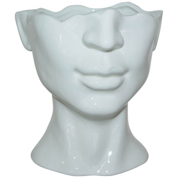 Man Face Vase 17cm