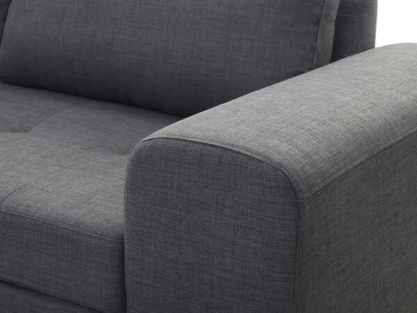 Right Hand Fabric L-Shape Couch Qira - Image 4