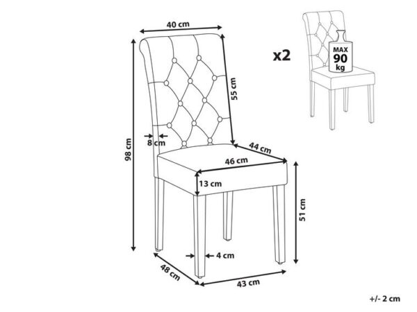 Vito Dining Chairs with a Ring - Image 6