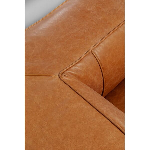 Cetto Smart Leather Couch Light Brown - Image 7