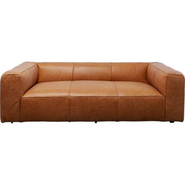 Cetto Smart Leather Couch Light Brown