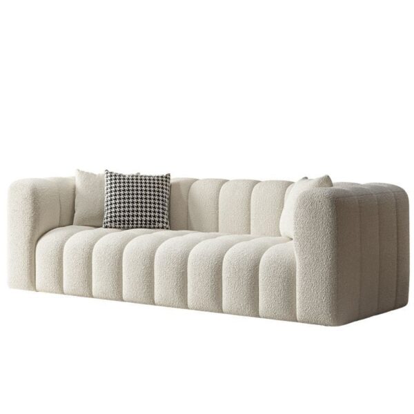 Kunta Three Seater Boucle Couch - Image 2