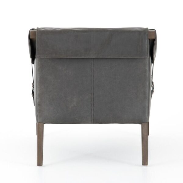 Karim Genuine Leather Armchair - Image 4