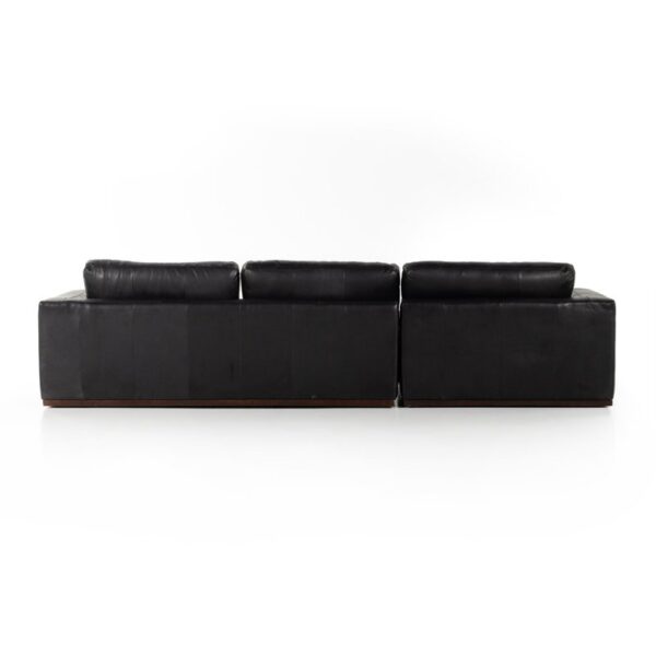 Moriah Piece Modular Leather Chaise L-Sectional - Image 5