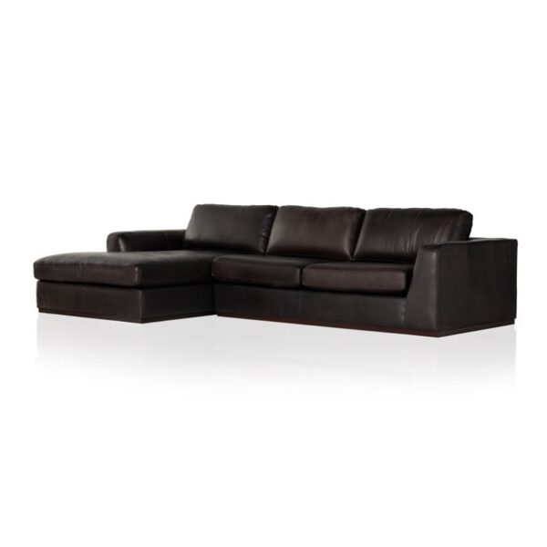 Moriah Piece Modular Leather Chaise L-Sectional - Image 2