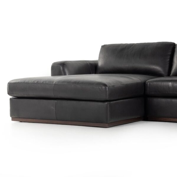 Moriah Piece Modular Leather Chaise L-Sectional - Image 3