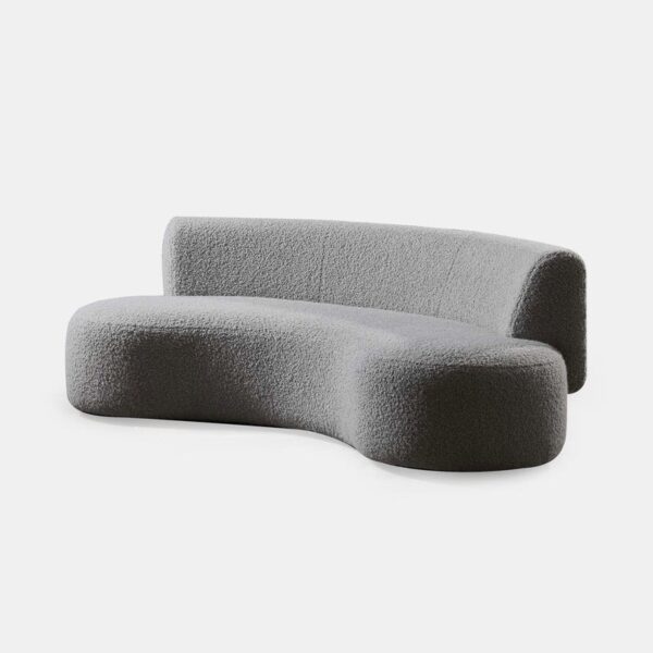 Amore II Boucle Curved Couch