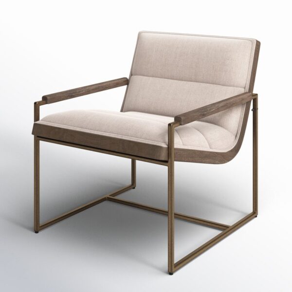 Austin Accent Chair w/ Metal Frame - Image 2