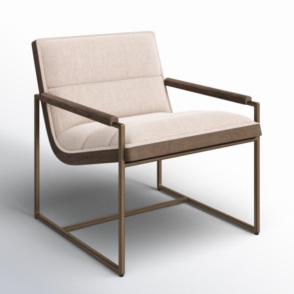 Austin Accent Chair w/ Metal Frame - Image 4