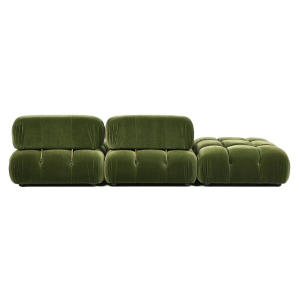 Berlin Three Seater Velvet Couch - Image 3