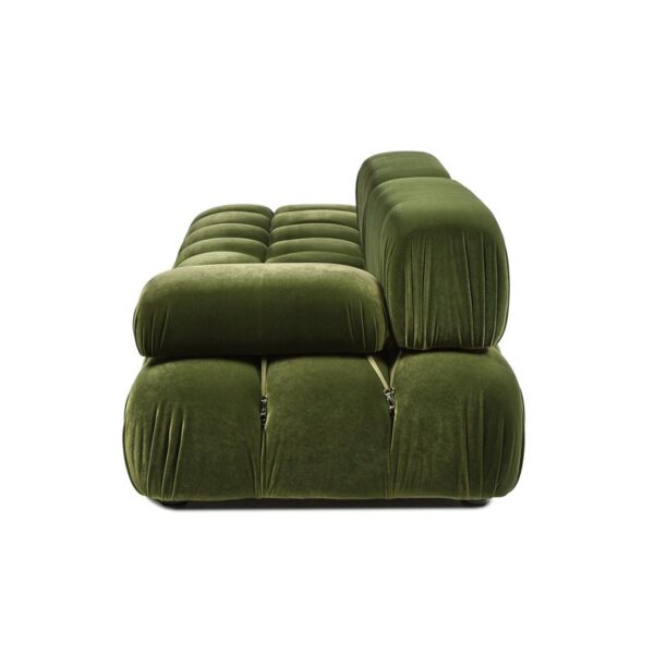 Berlin Three Seater Velvet Couch - Image 4