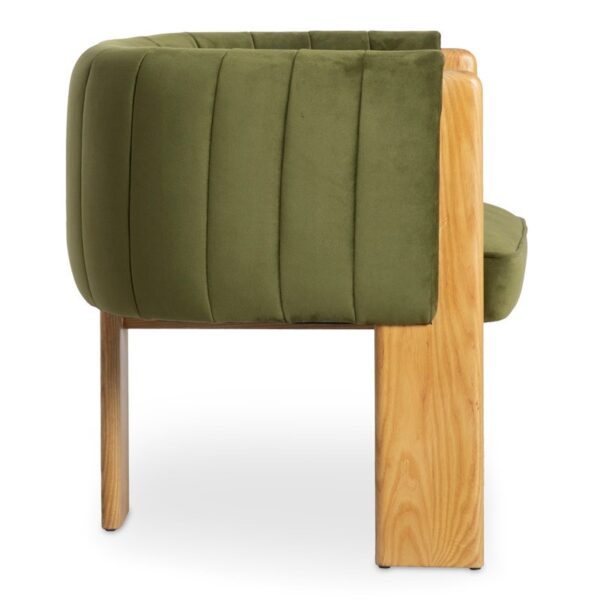 Erling Velvet Armchair - Image 5