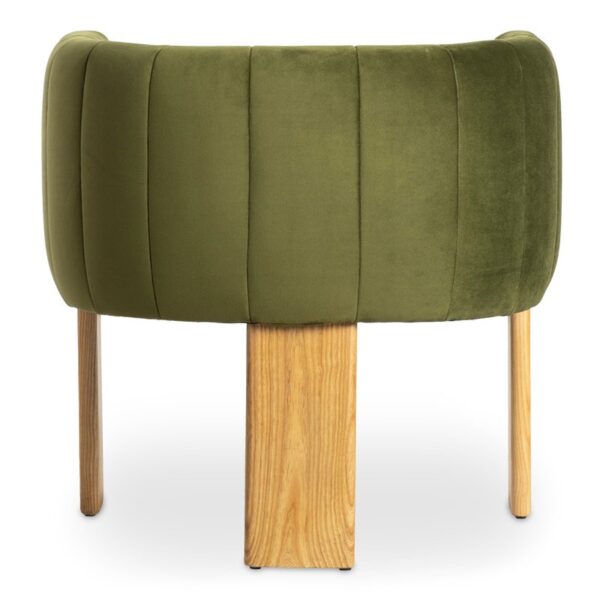 Erling Velvet Armchair - Image 3