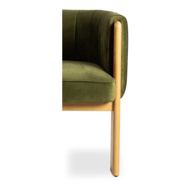 Erling Velvet Armchair - Image 6