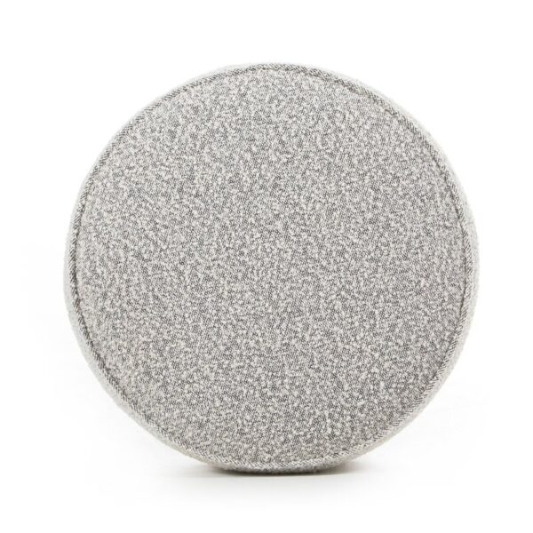 Mecca III Boucle Round Ottoman - Image 3