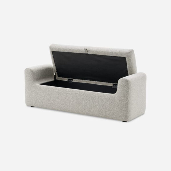 Reece II Boucle Storage Bench - Image 3