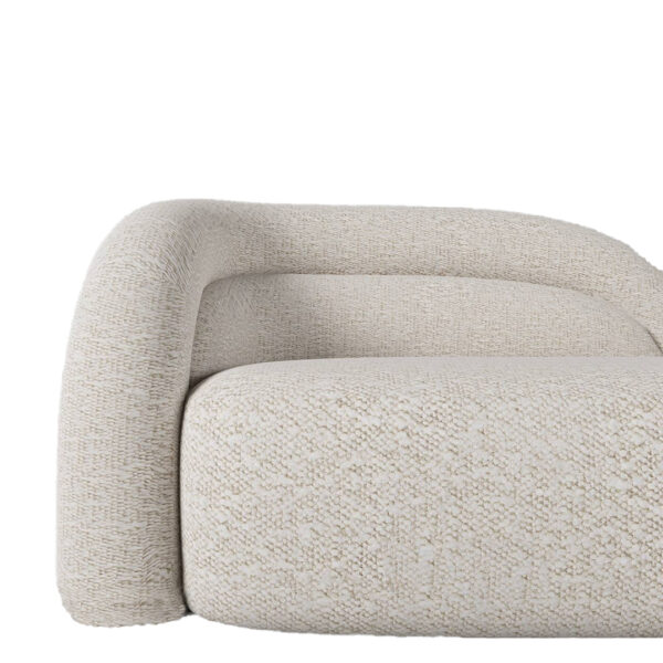 Tuna Curved Boucle Lounger - Image 3