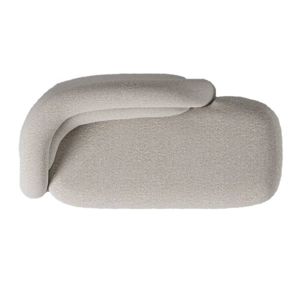 Tuna Curved Boucle Lounger - Image 2