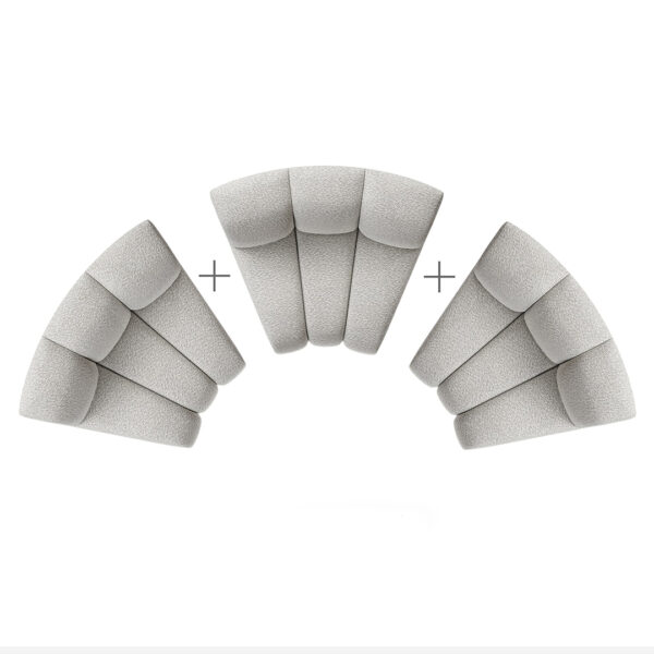 Windsor III 3 - Piece Curved Modular - Image 5