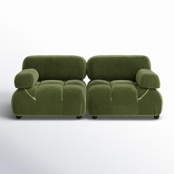 Berlin Two Seater Velvet Couch