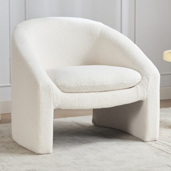 Laren Armchair Boucle Fabric - Image 4