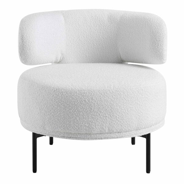 Penny Boucle Wing Back Accent Chair - Image 2